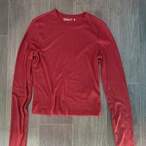 Abercrombie cropped long sleeve